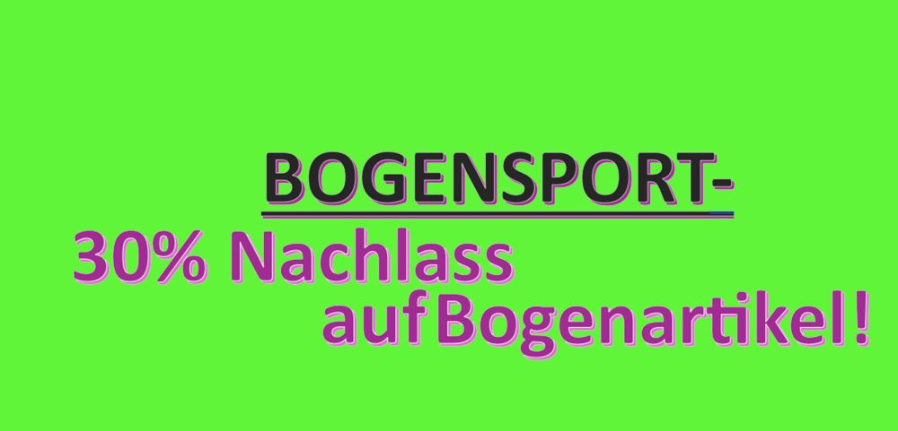 bogensport leicht kurz
